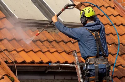 Démoussage et hydrofuge de toiture au Lindois